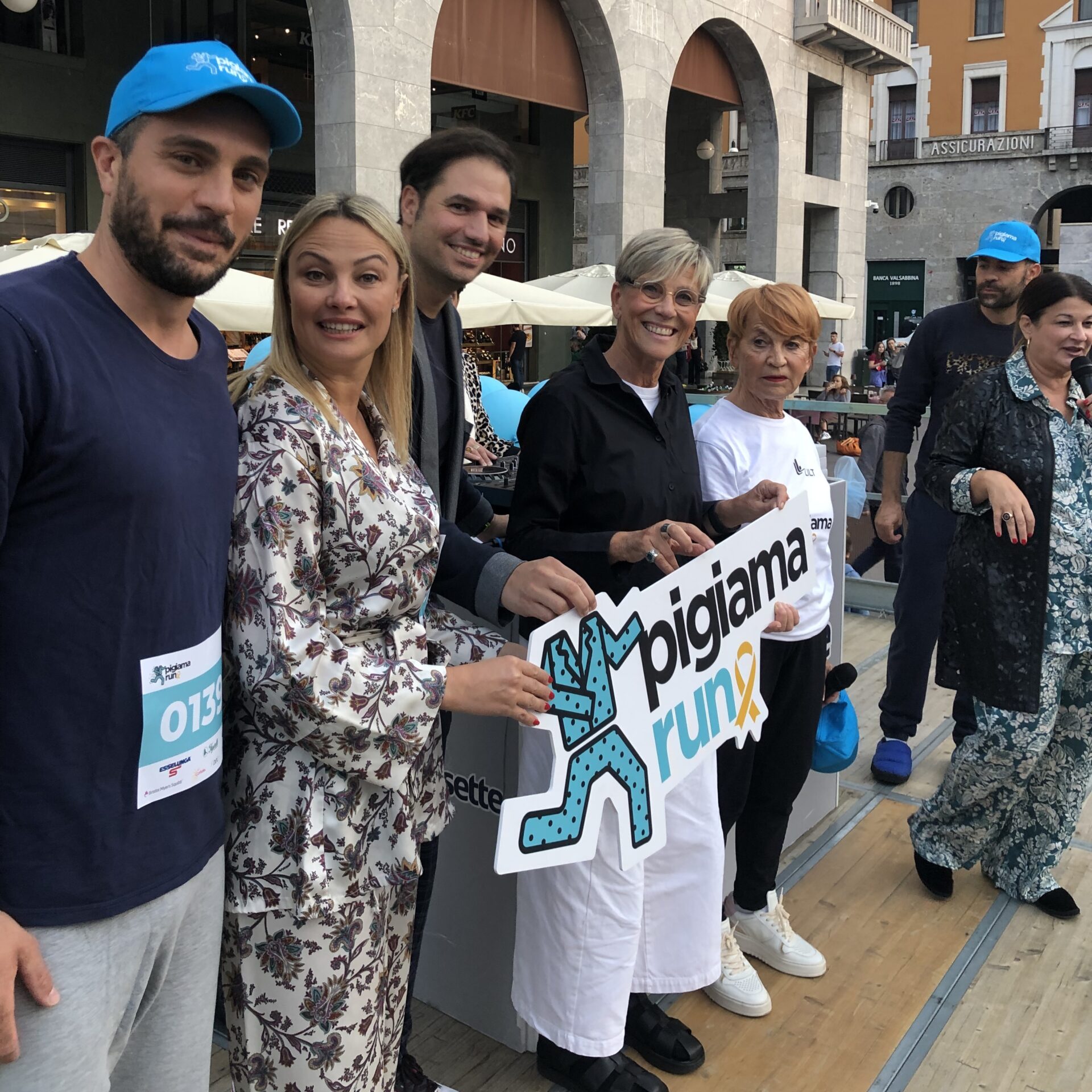 12.1IMG_6060 la sindaca Laura Castelletti alla Pigiama Run