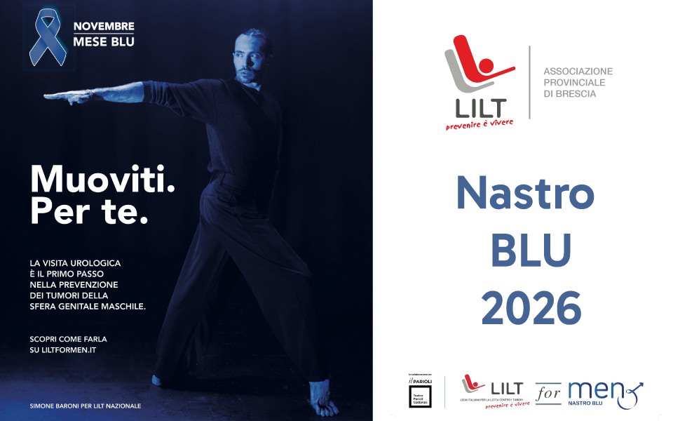 Prevenzione Tumori Maschili a Brescia: Torna la Campagna Nastro Blu LILT